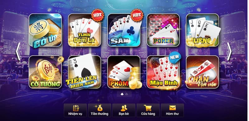 Các sản phẩm game bài hot nhất tại Queenclub